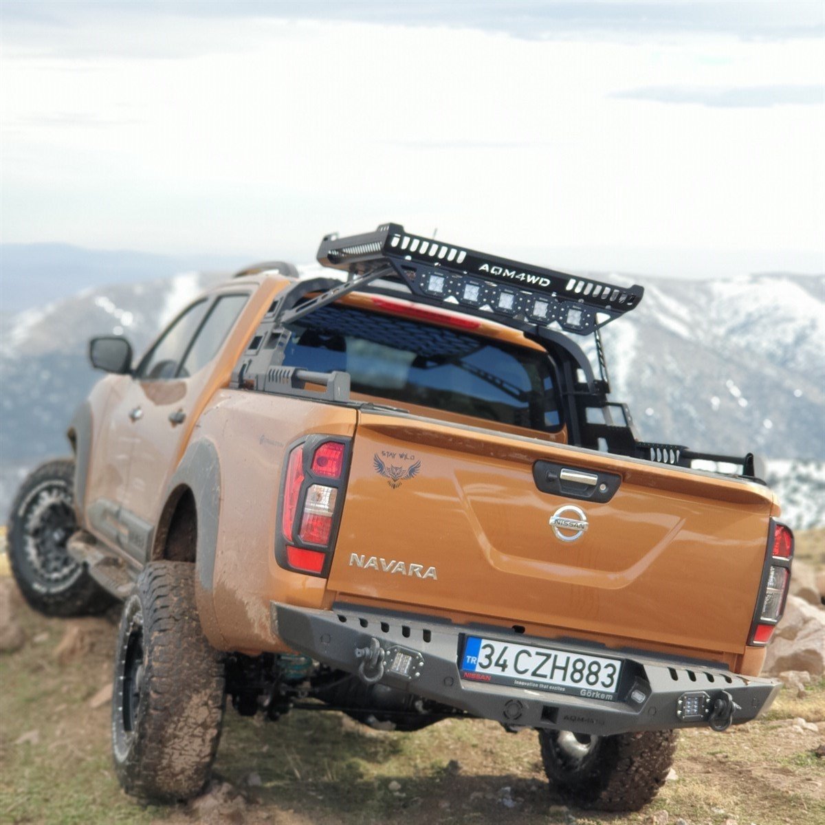 Nissan Navara Arka Demir Tampon (Off Road Arka Demir Tampon)