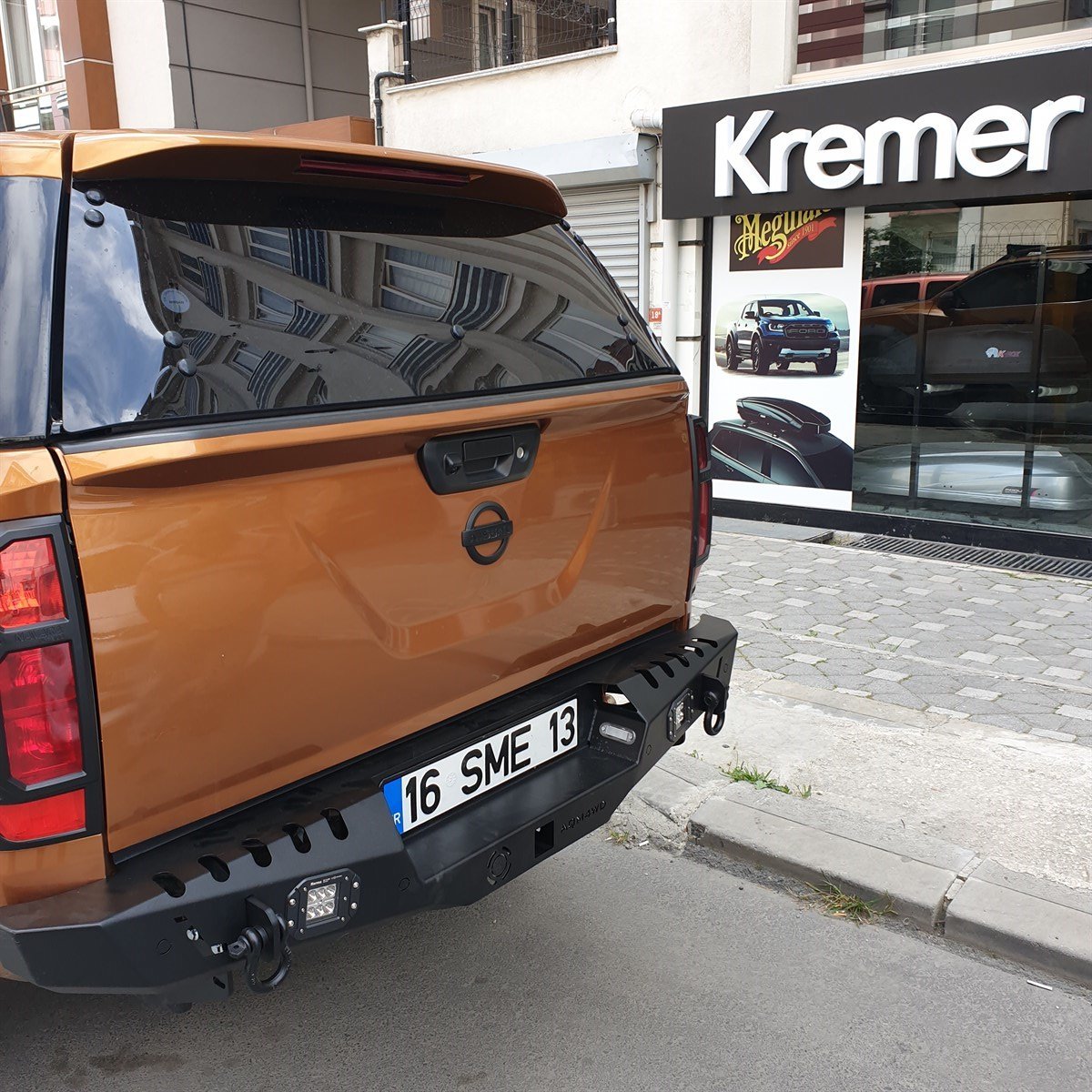 Nissan Navara Arka Demir Tampon (Off Road Arka Demir Tampon)