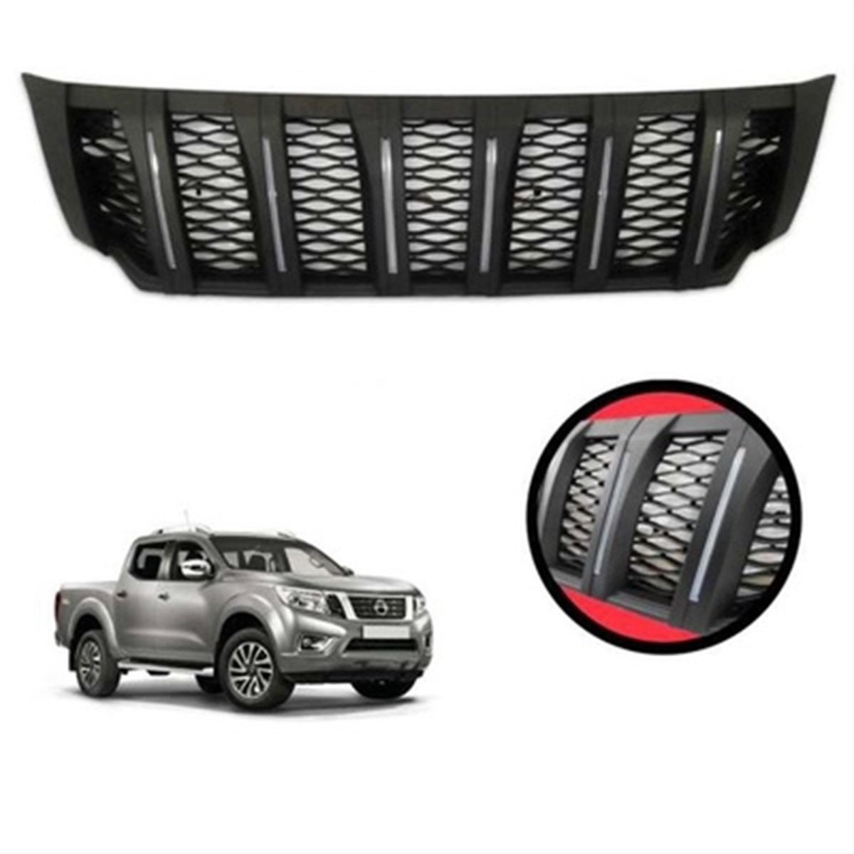 NISSAN NAVARA NP300 (2015-2020) LEDLI PANJUR- SIYAH