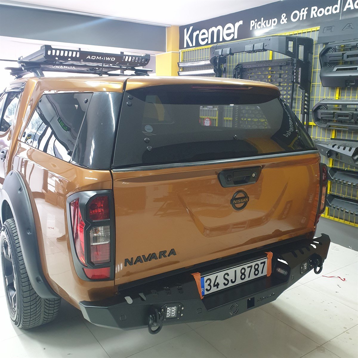 Nissan Navara Tavan Çıtası Rayı Lüks Falcon Serisi Siyah Gri