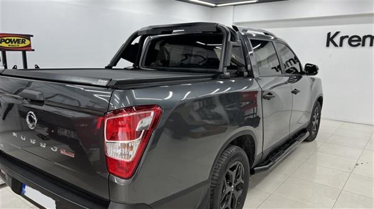 SsangYong Musso Grand Amazon Yan Koruma Basamak Siyah 2018+