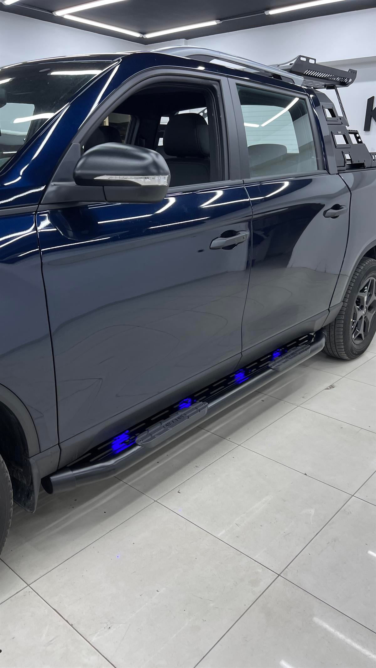 SsangYong Musso Grand Amazon Yan Koruma Basamak Siyah 2018+