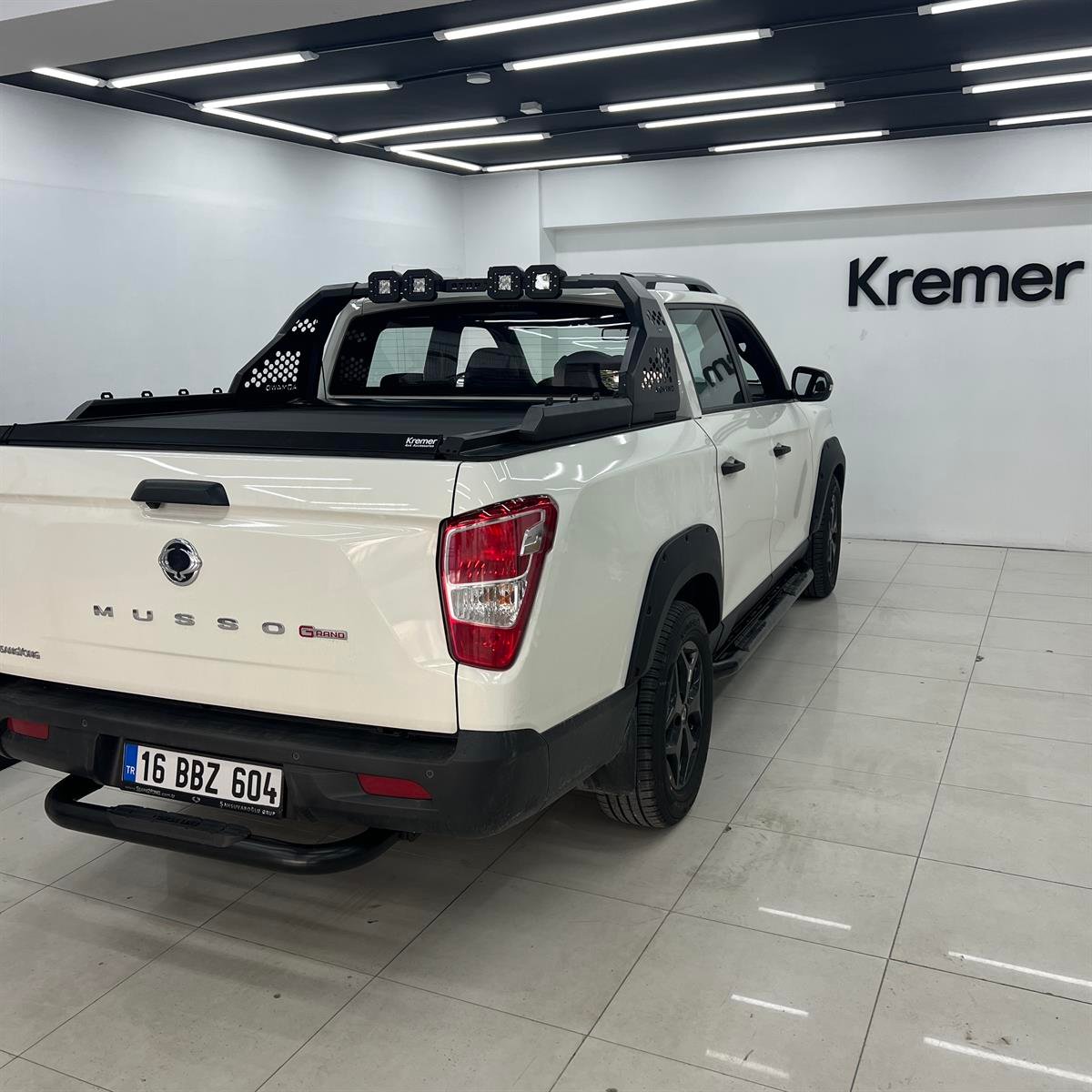 SsangYong Musso Grand Arka Tampon Koruma Siyah 2019 +