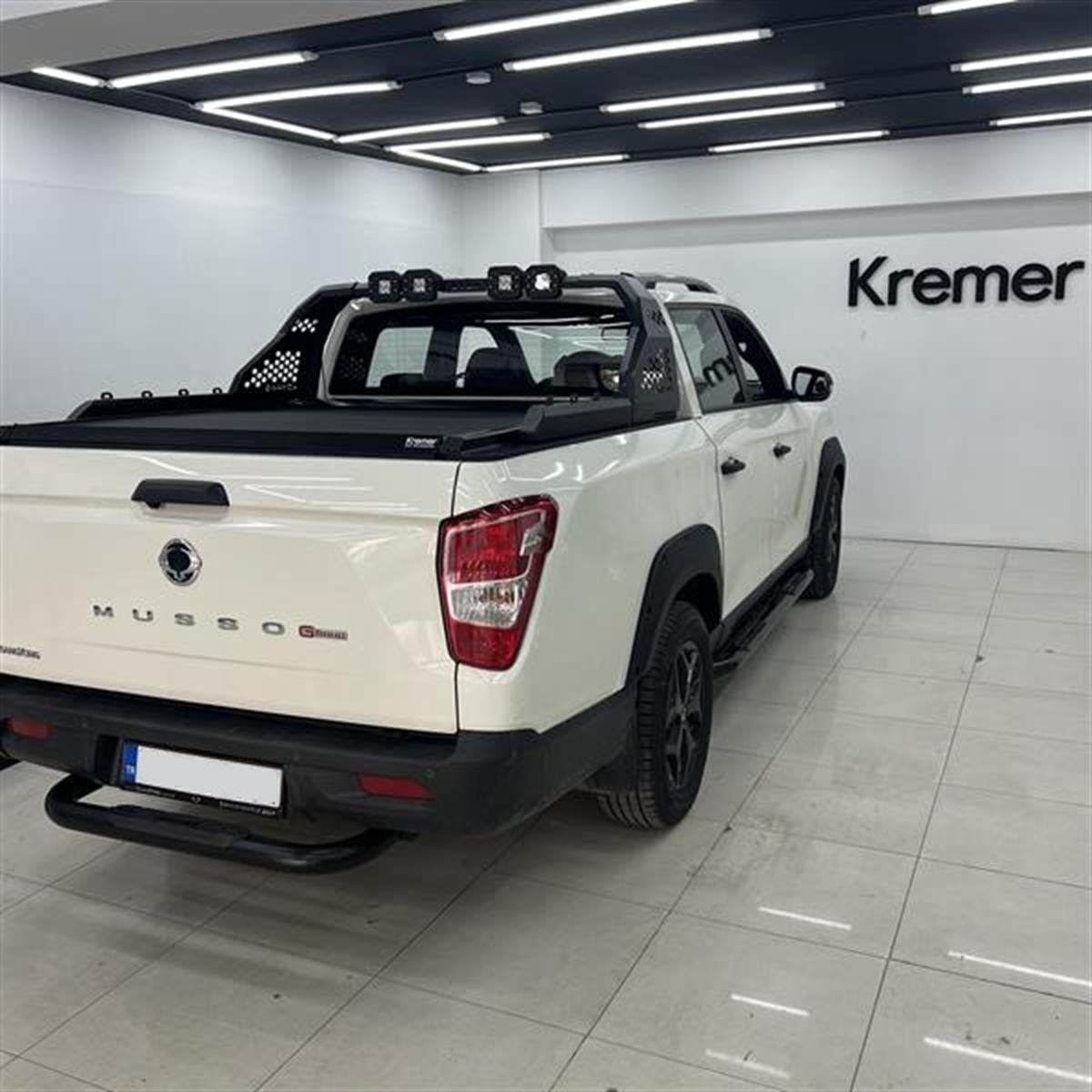 SsangYong Musso Grand Arka Tampon Koruma Siyah 2019 +
