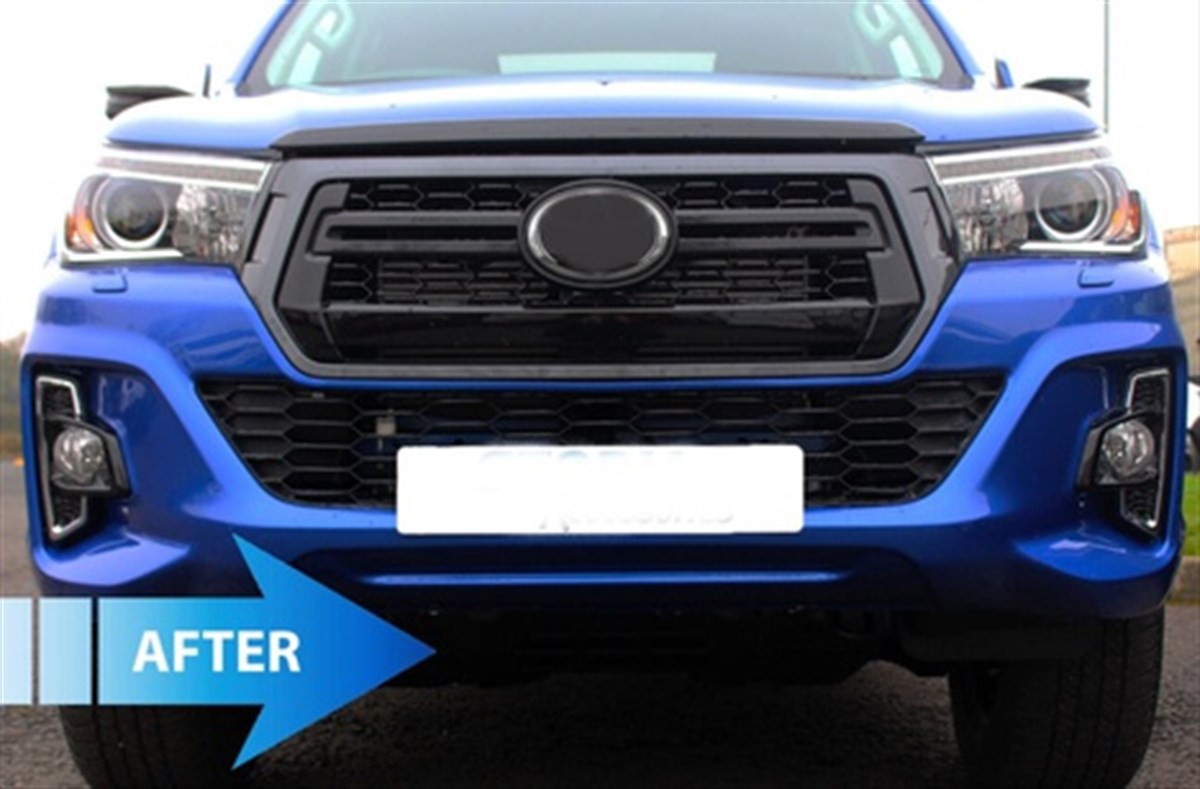 Toyota Hilux Rocco Body Kit (ÖnTampon,Panjur,Alt Izgara,Sis Kapakları 2016-2020)
