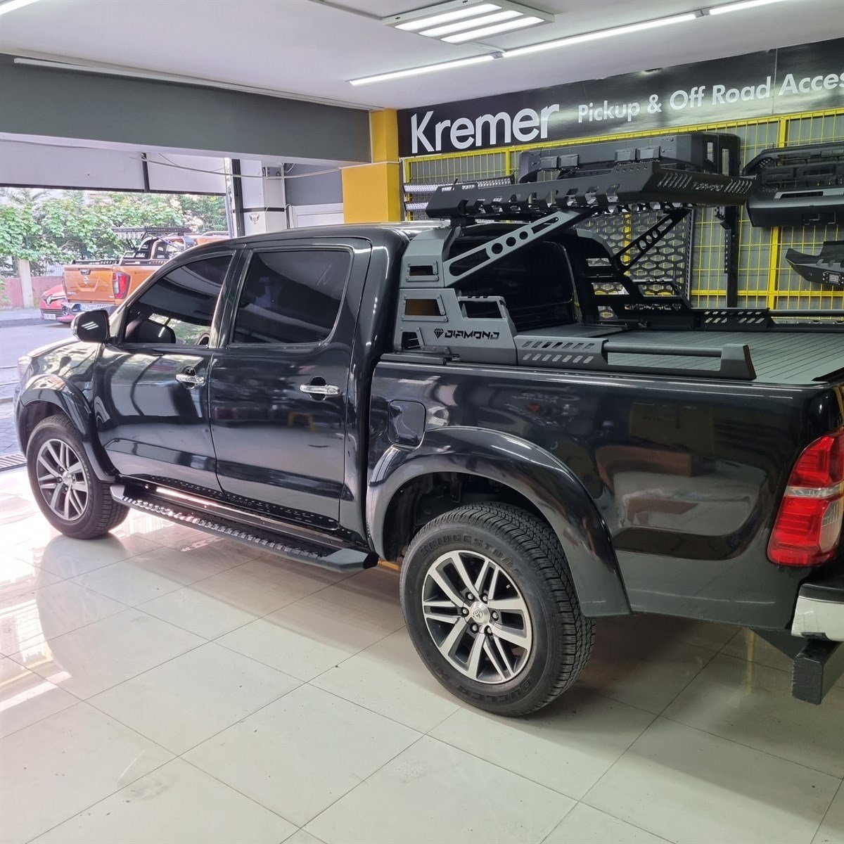 Toyota Hilux Sepetli Rollbar (Hilux Kasa Üstü Sepetli Roll Bar)