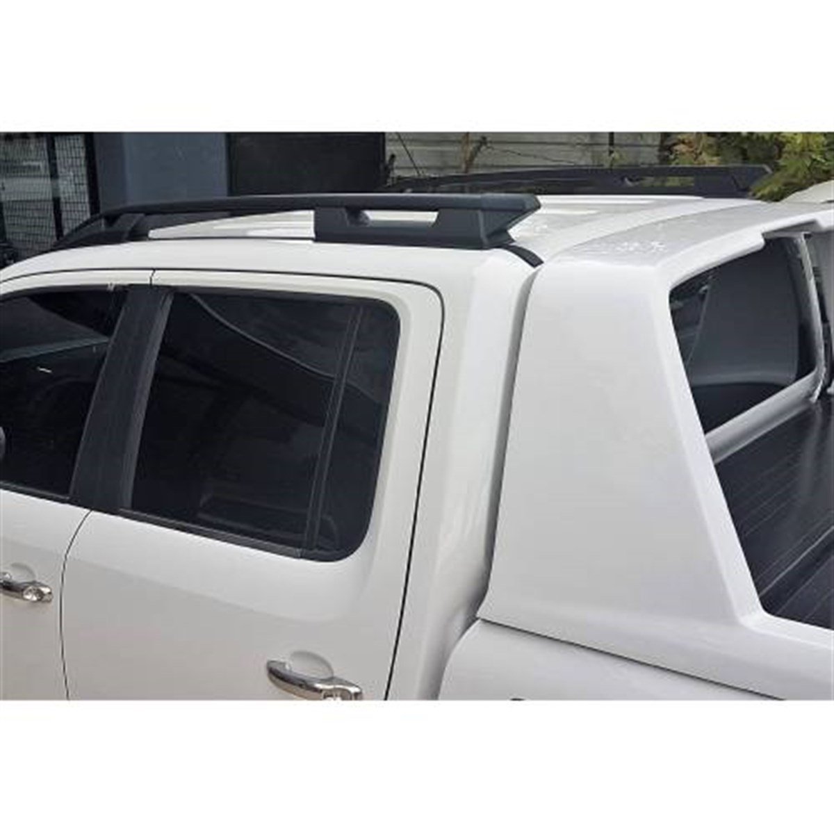 Toyota Hilux Tavan Çıtası Rayı 2 parça Siyah Gri