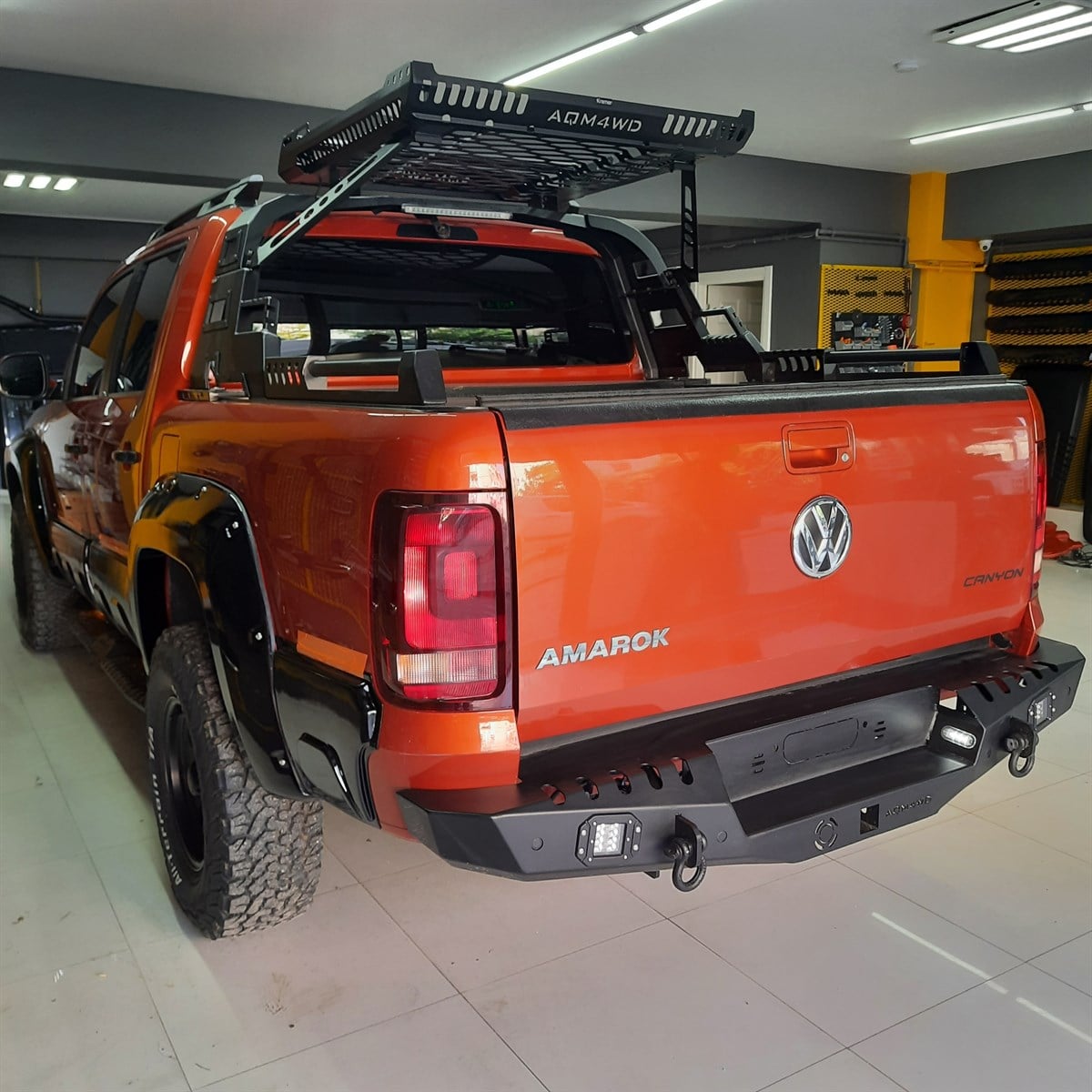 Volkswagen Amarok Arka Demir Tampon (Amarok Off Road Tampon)