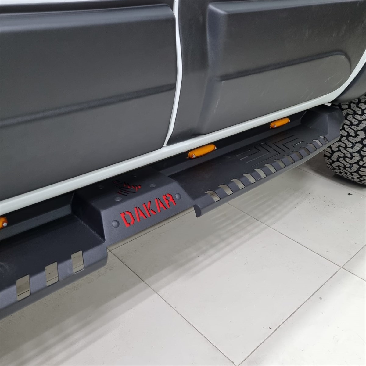 Volkswagen Amorok Yan Basamak (2010+ Led Işıklı Off Road Yan Basamak V2)