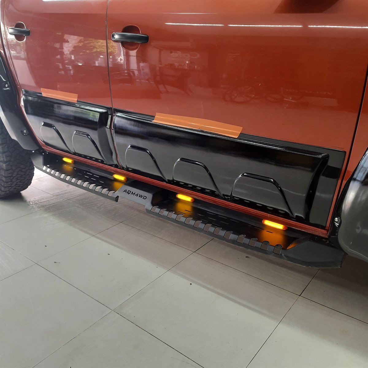 Volswagen Amarok Gövde Kaplama Seti (ABS Plastik Kapı Koruma Seti)
