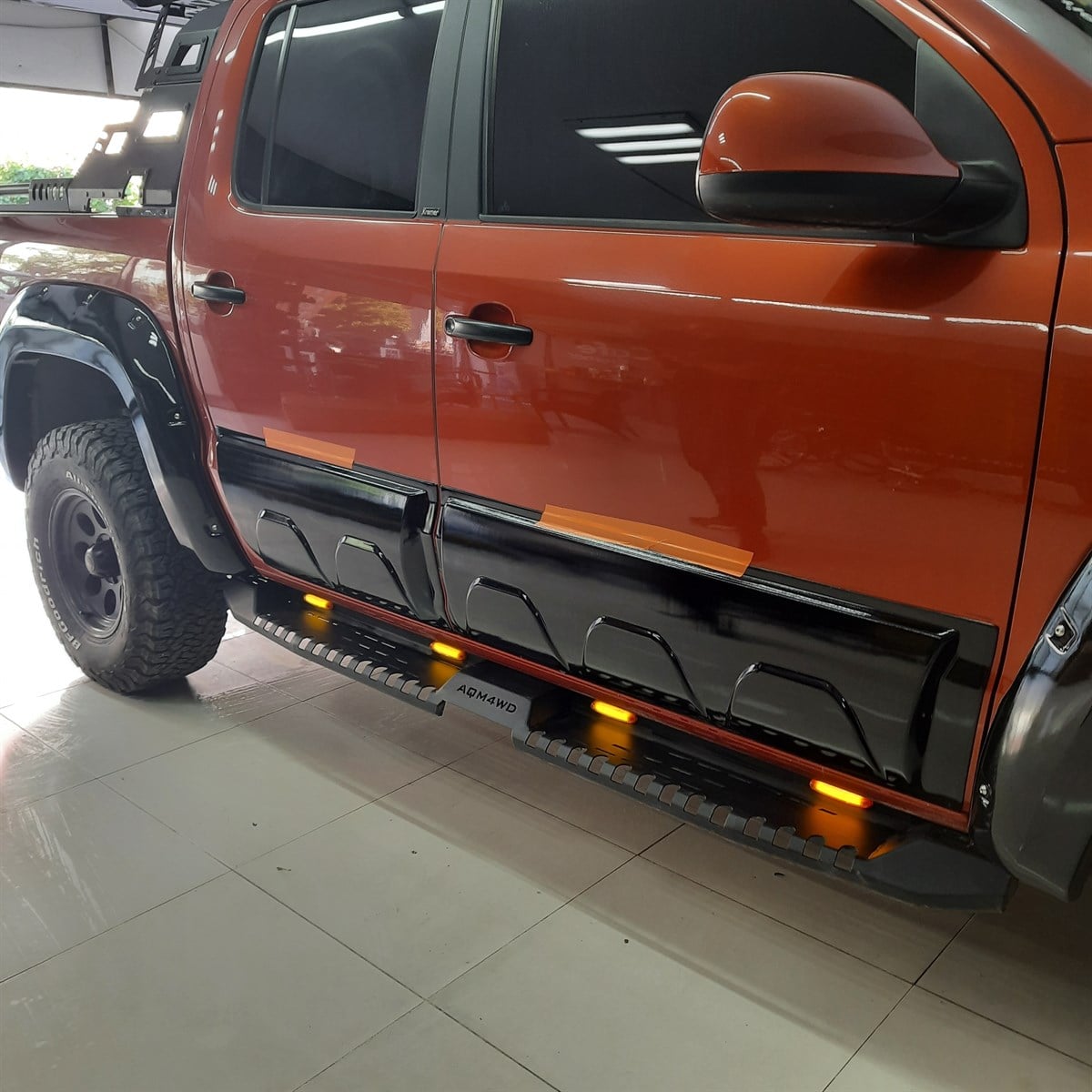 Volswagen Amarok Gövde Kaplama Seti (ABS Plastik Kapı Koruma Seti)