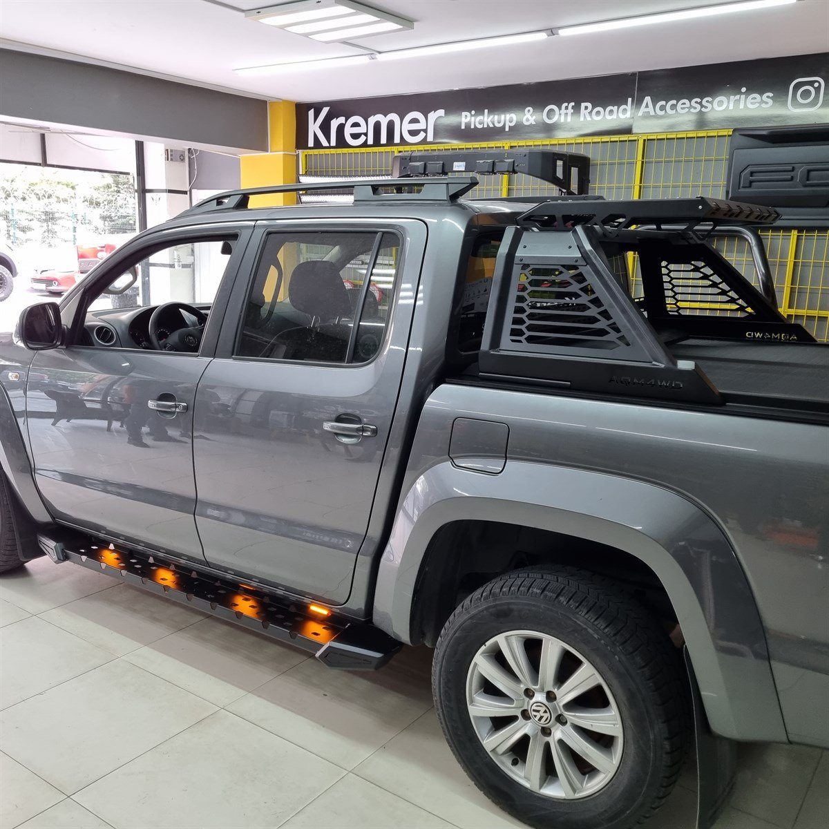Wolksvagen Amarok Sepetli Rollbar (Yeni Nesil Sepetli Roll Bar M10)