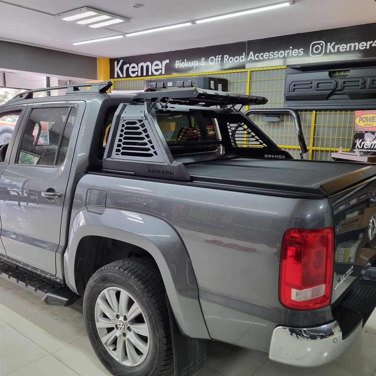 Wolksvagen Amarok Sepetli Rollbar (Yeni Nesil Sepetli Roll Bar M10)