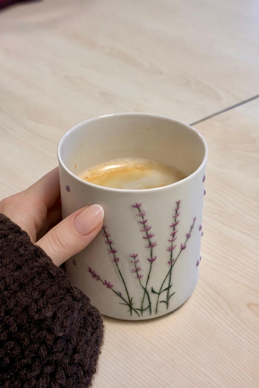 GAIA-LAVENDER/LARGE PORSELEN BARDAK