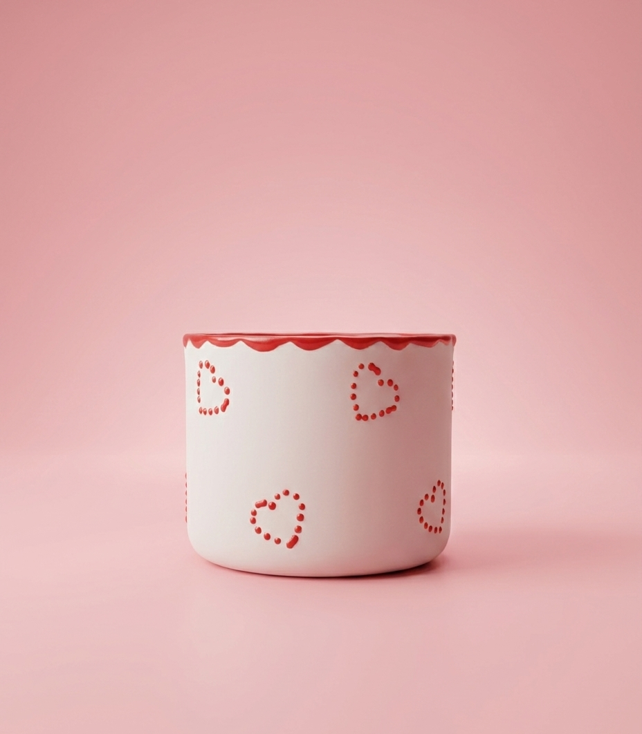LOVE NO 4/MEDIUM PORSELEN BARDAK