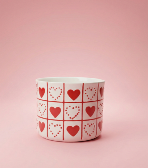 LOVE NO 6/MEDIUM PORSELEN BARDAK