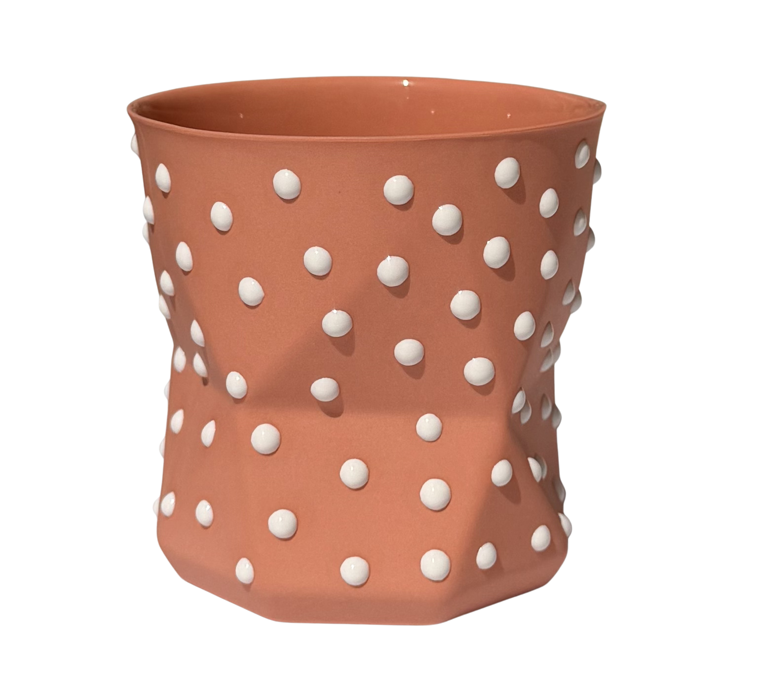 OTTO-ORANGE/WHITE PORSELEN BARDAK