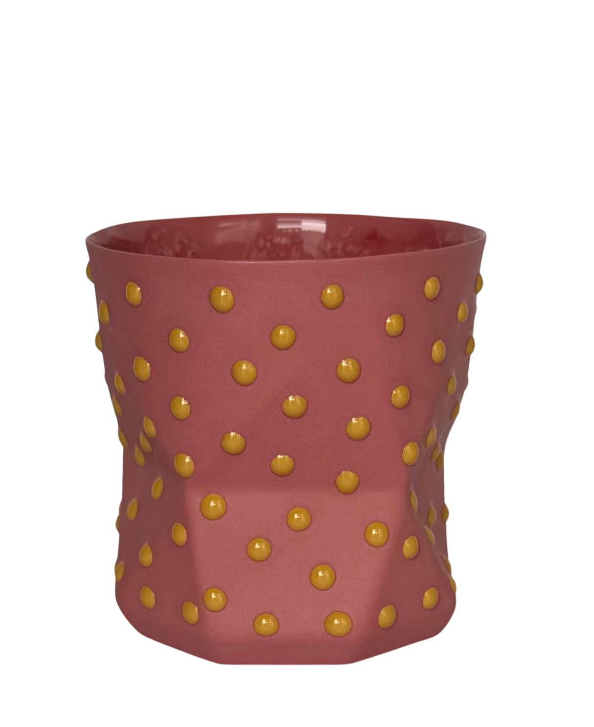 OTTO-WILD BERRY/HONEY MUSTARD  İÇİ BATİK DESENLİ PORSELEN BARDAK