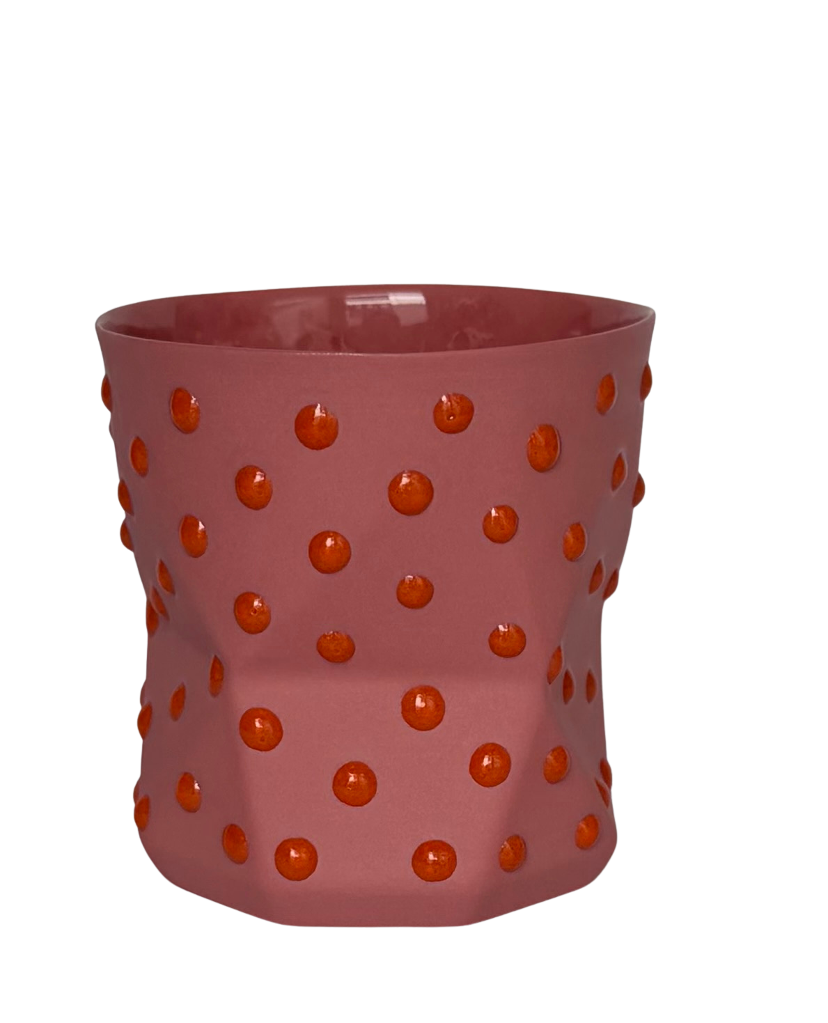 OTTO-WILD BERRY/ORANGE İÇİ BATİK DESENLİ PORSELEN BARDAK