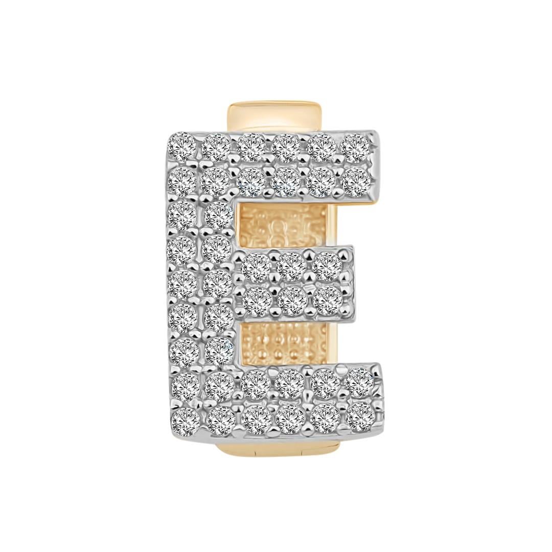 E Harf 9mm Bileklik Charm