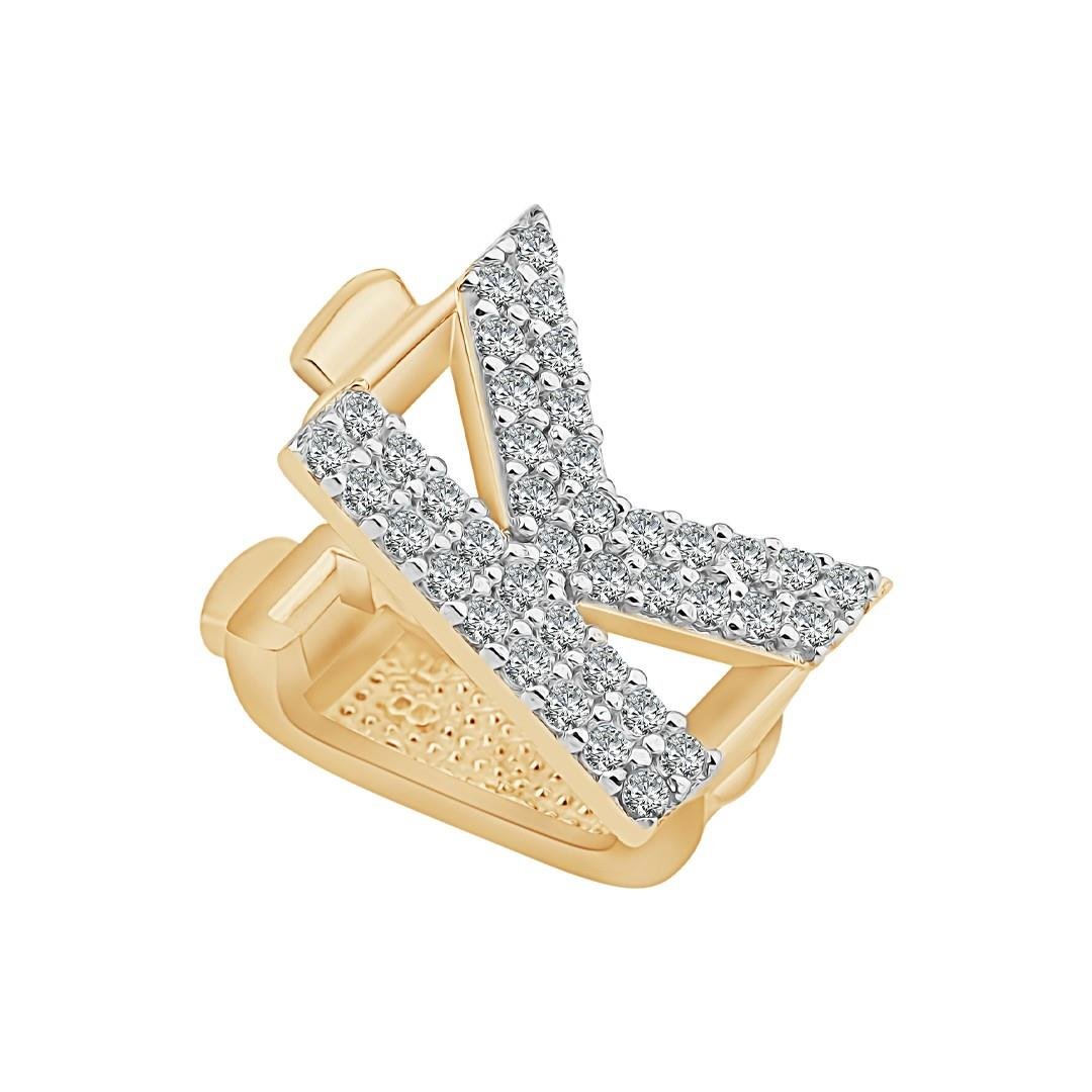 K Harf 9mm Bileklik Charm