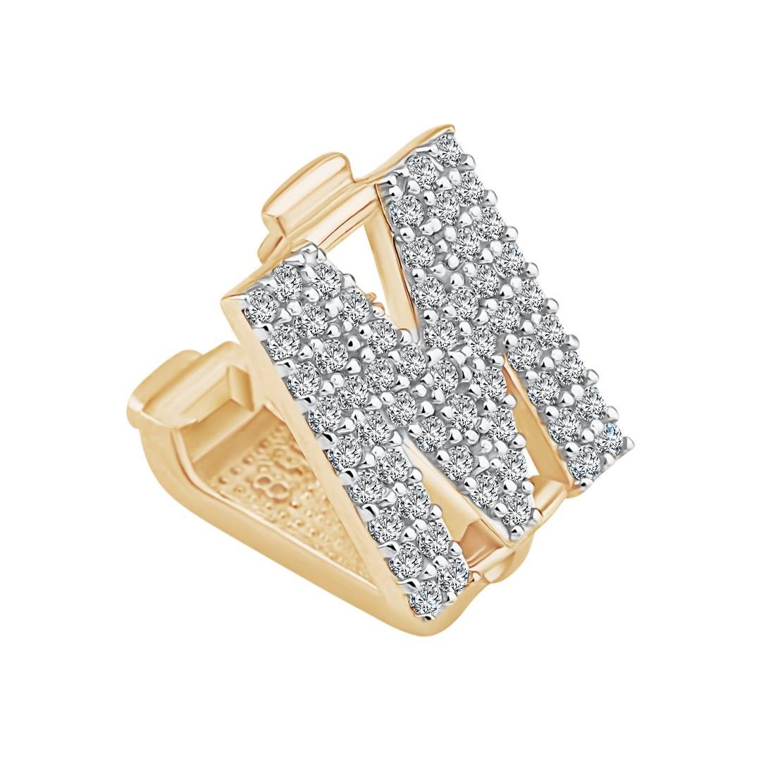 M Harf 9mm Bileklik Charm