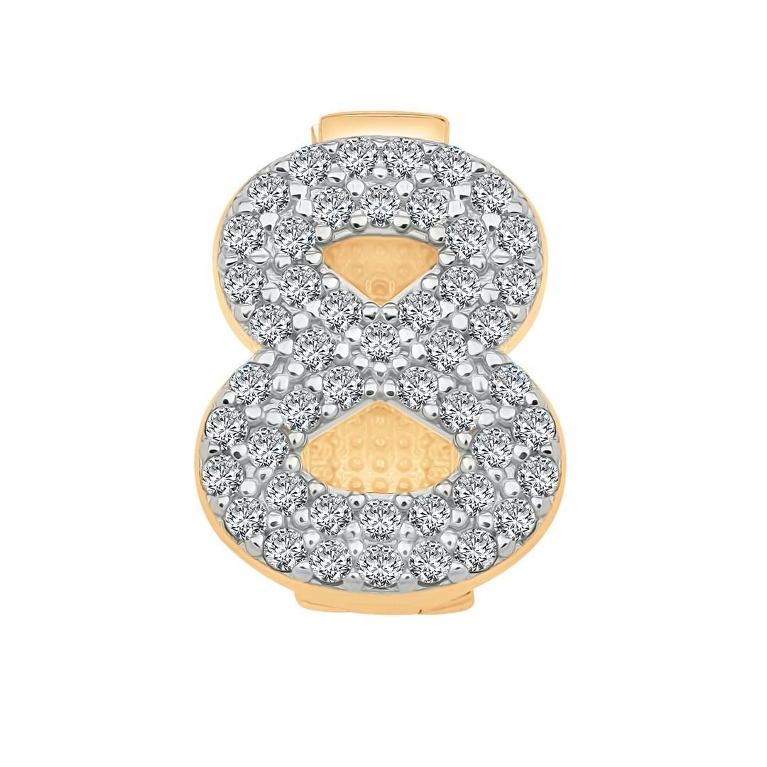 No 8 Bileklik Charm 9mm