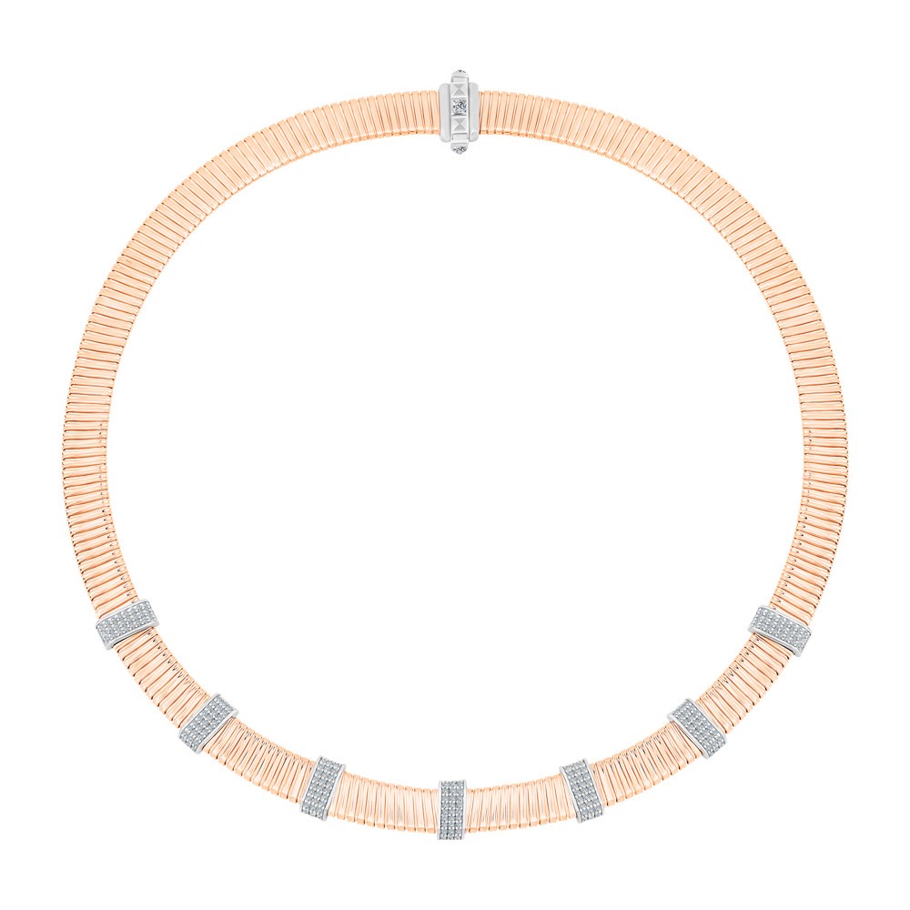 Rose Gold Taşlı Carmenta Kolye