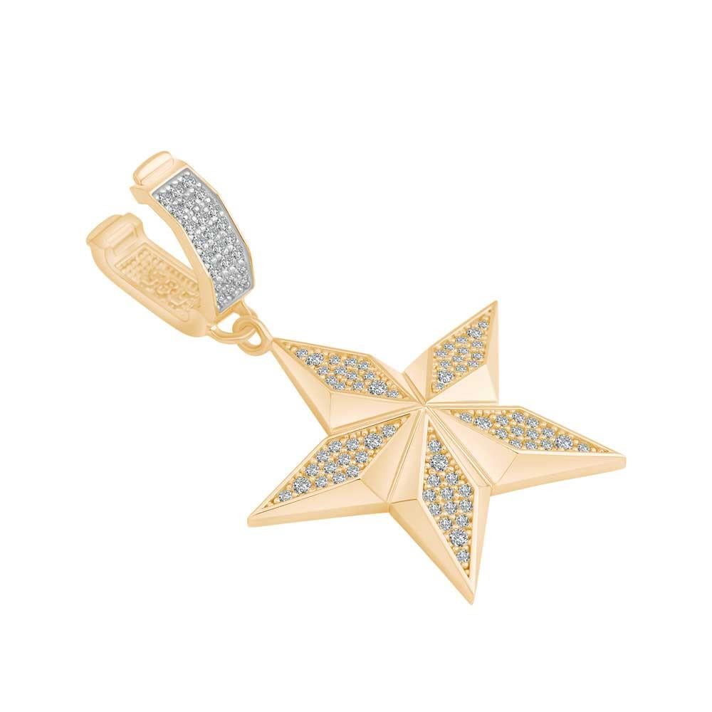 Taşlı Geometrik Yıldız Charm 