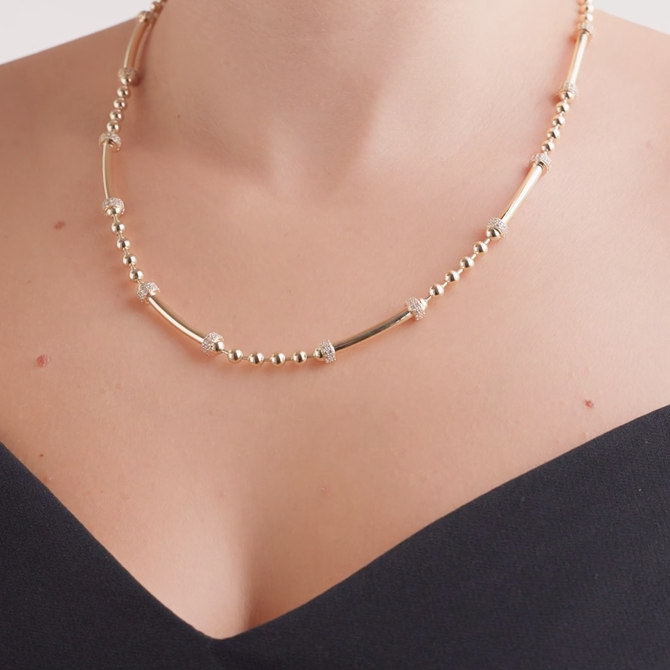 Top Top Silindir Kolye