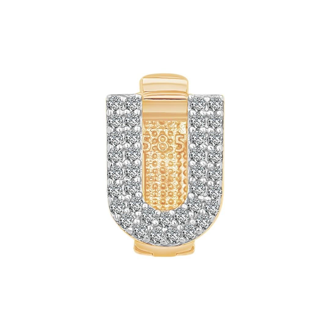 U Harf 9mm Bileklik Charm