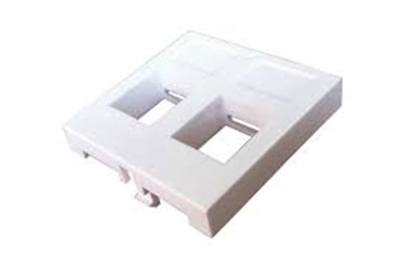 45x45 mm Kanal Üstü Telefon-Data Kapağı Çiftli