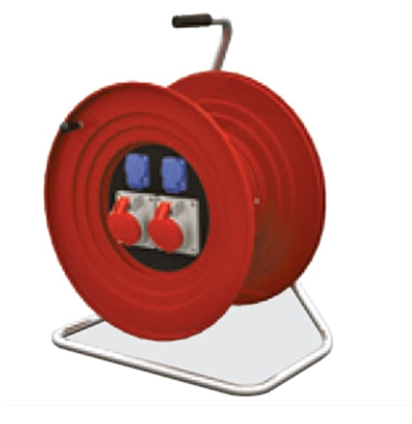 CEE 4x32A 2 Adet +1x16A 2 Adet Metal Gövdeli Kablo Makarası