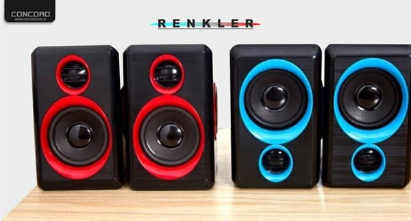 CONCORD C-796 2.0 SUBWOFER PC HOPARLÖR YÜKSEK SES KALİTESİ