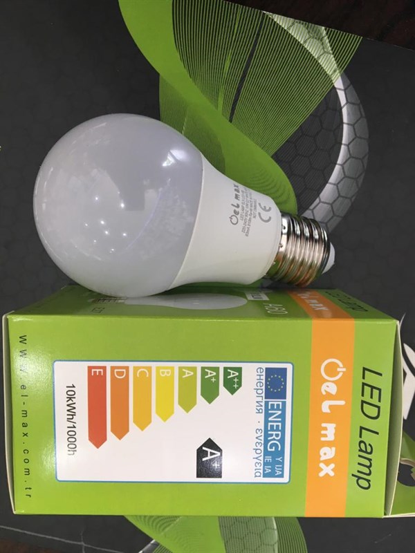 EL-MAX 10W Led Ampul Beyaz Renk