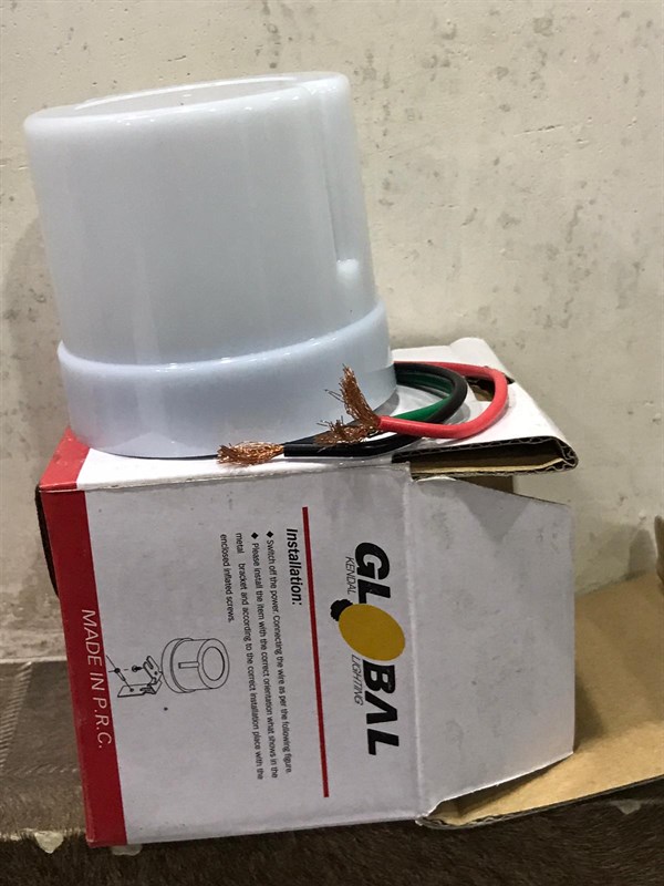 Fotosel Rölesi (ışık Sensörü) Komple - Global 220-240V 25A Otomatik IŞIK Algılama