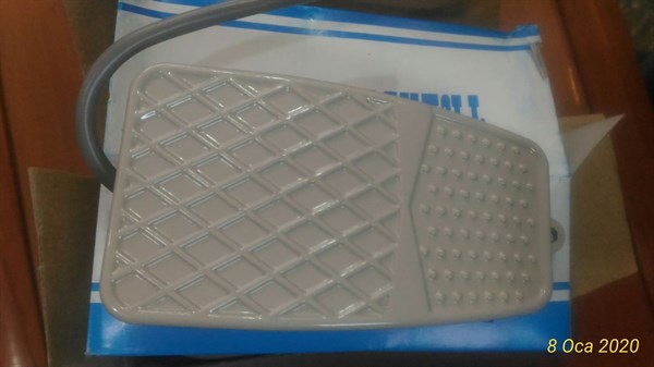 METAL AYAK PEDALI (250VAC 15A) KABLOLU FS-3 EL-MAX KALİTELİ ÜRÜN