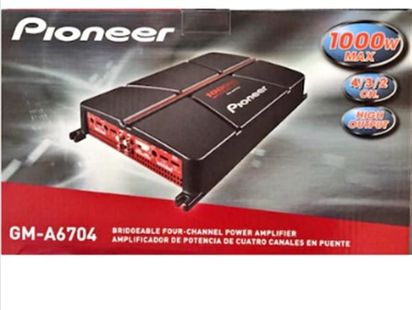 PIONEER GM-A6704 1000 WATT 4 KANAL ORİJİNAL AMFİ