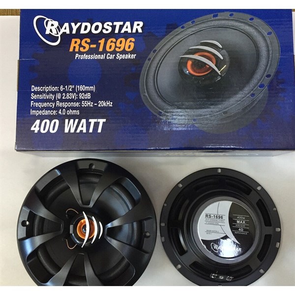 RAYDOSTAR 400W ARABA HOPERLÖRÜ 16CM KALİTELİ TIVITIRLI KAPAKLI RS-1696