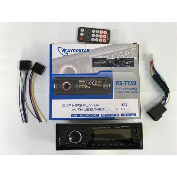 Raydostar RS-7750 Oto MP3 Çalar Ücretsiz Kargo 4x50 Watt Kalite Teyp