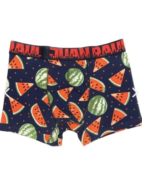 %100 Pamuk/Likra Kumaş Desenli Boxer