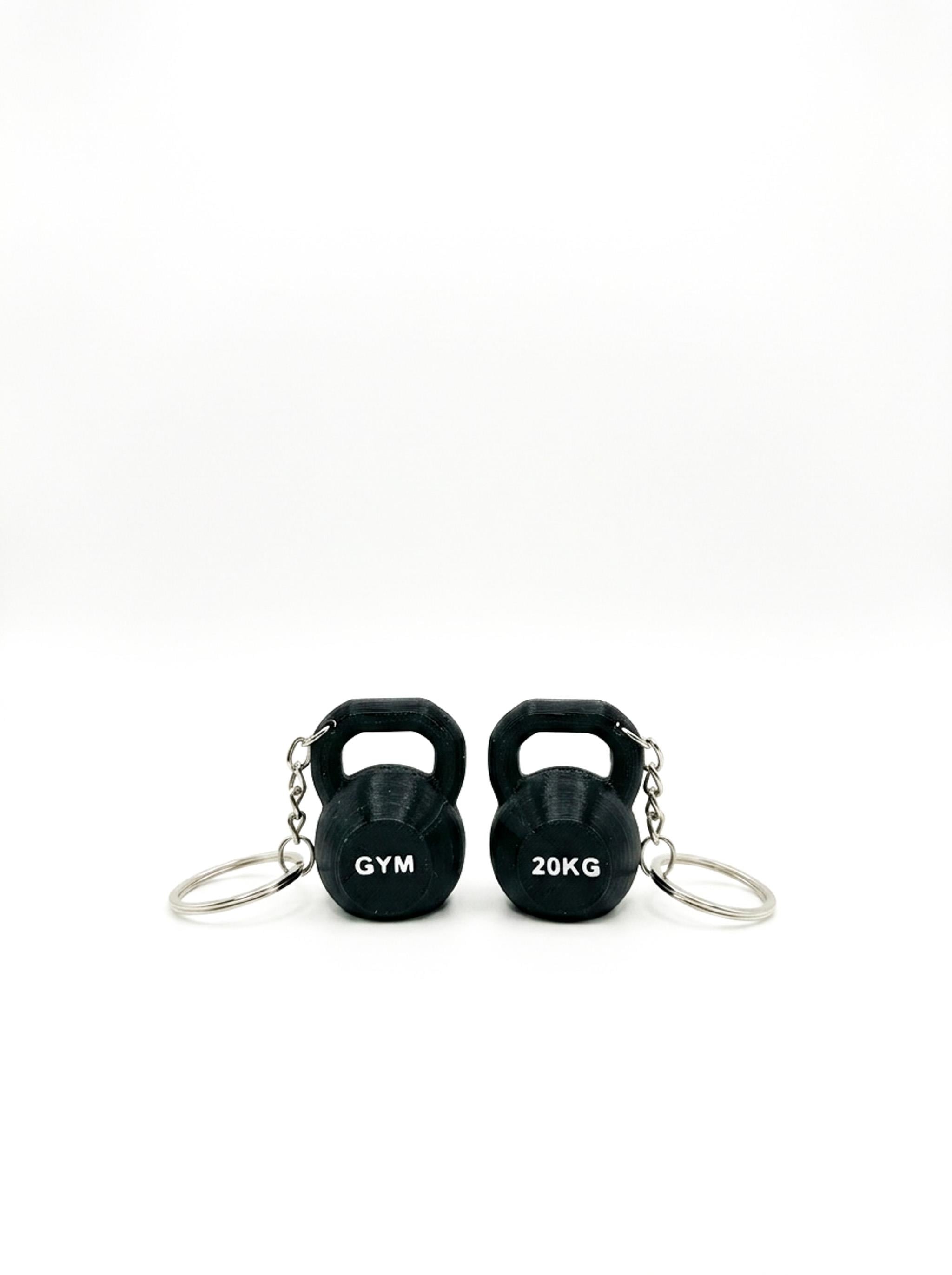 20 Kg Yazılı Kettlebell Anahtarlık