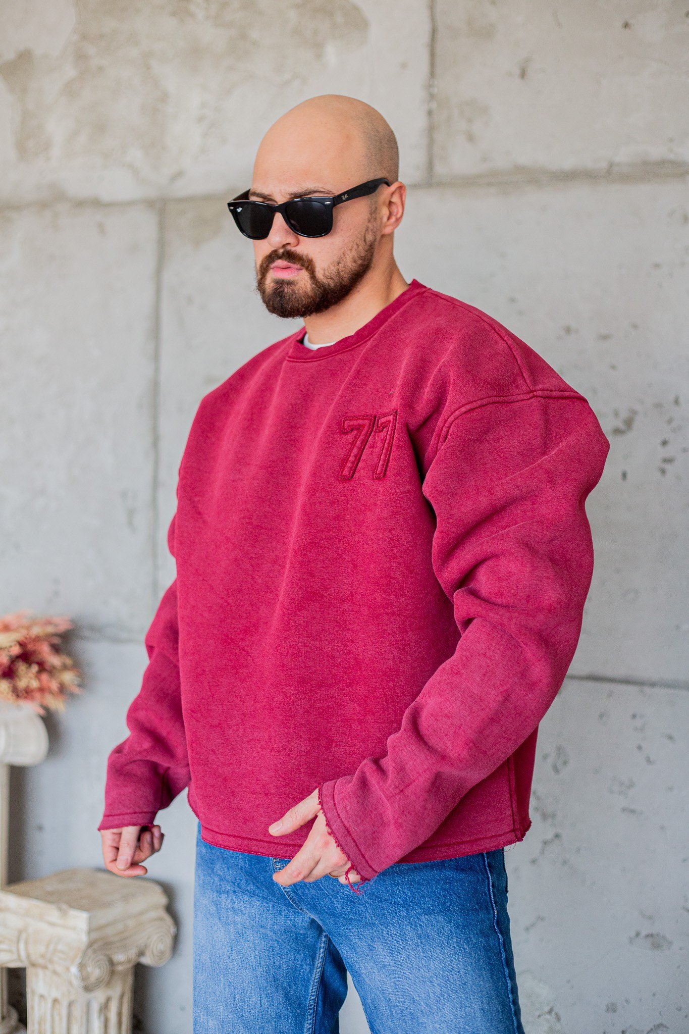 77 Parça Detaylı Overize Sweatshirt (SVTBO118)