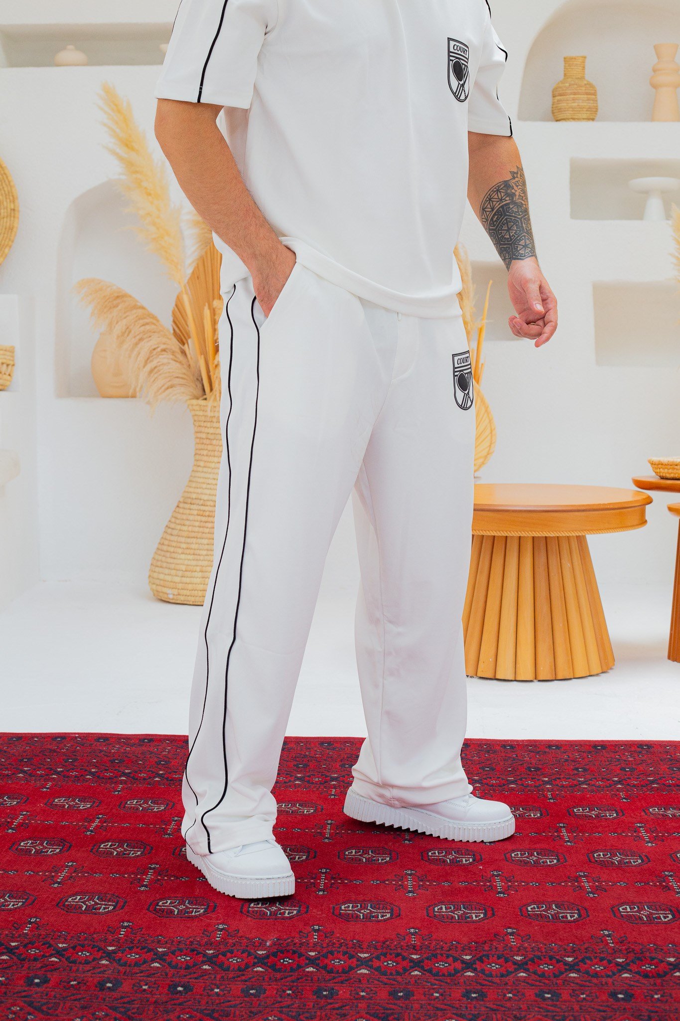 Arma Detaylı Biyeli Oversize Alt/Üst Takım (TKB57)