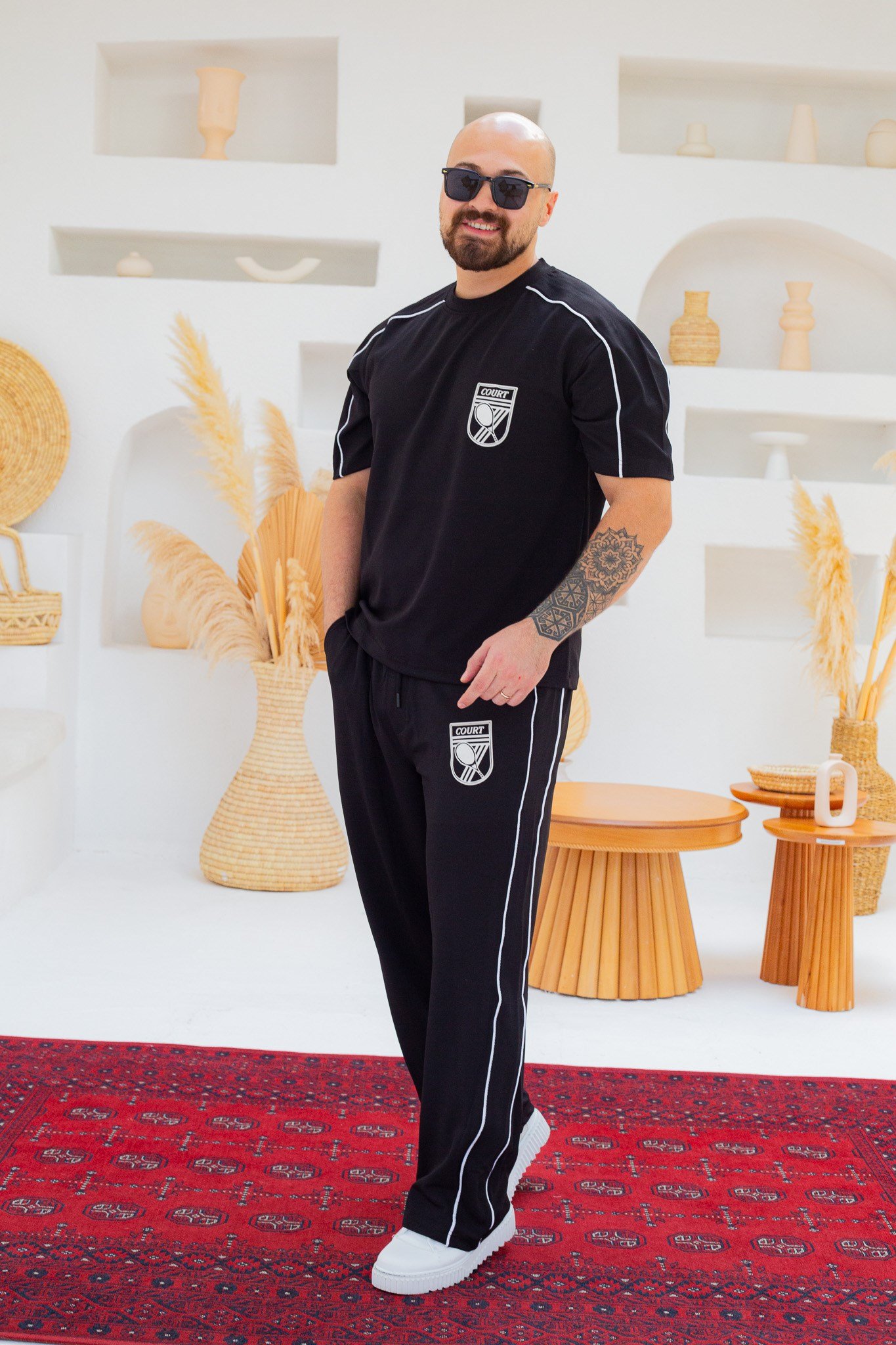 Arma Detaylı Biyeli Oversize Alt/Üst Takım (TKS57)