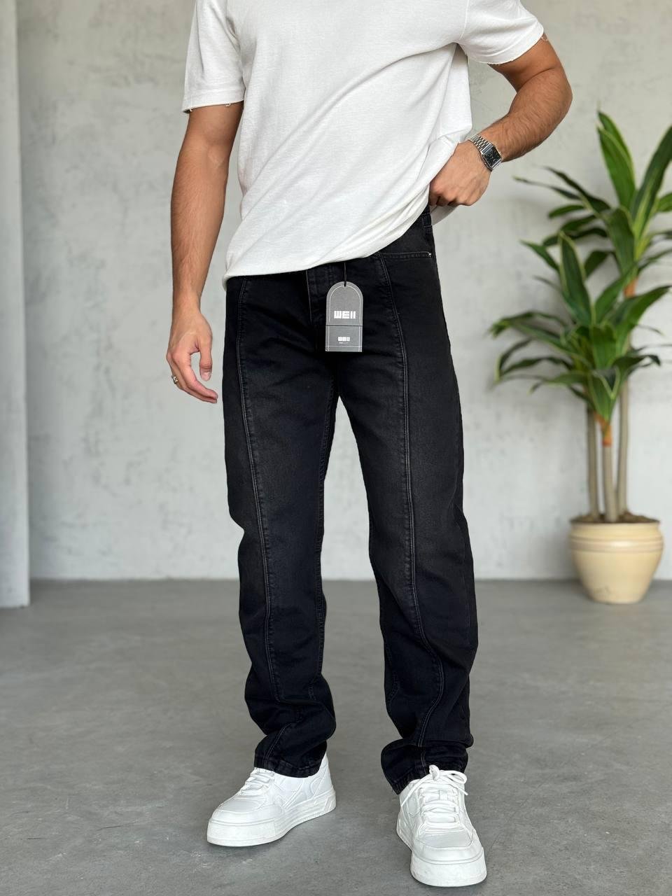 Baggy Kalıp Çimalı Jean (KO53)