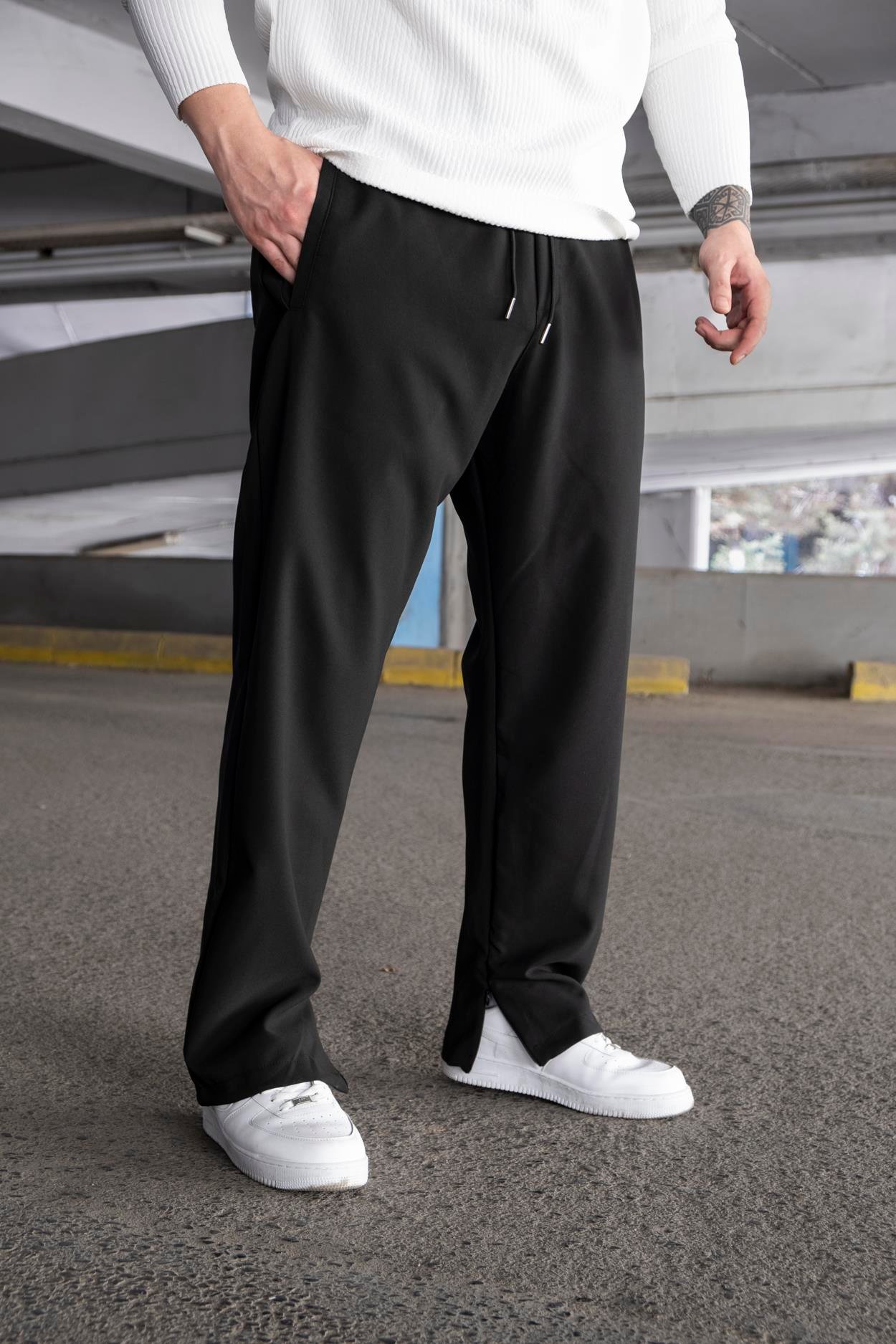 Baggy Kalıp Fermuar Detaylı Jogger (JGS04)
