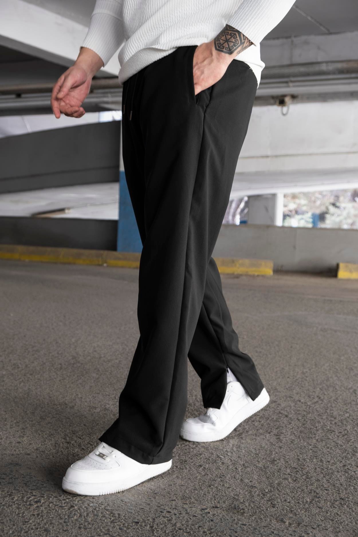 Baggy Kalıp Fermuar Detaylı Jogger (JGS04)