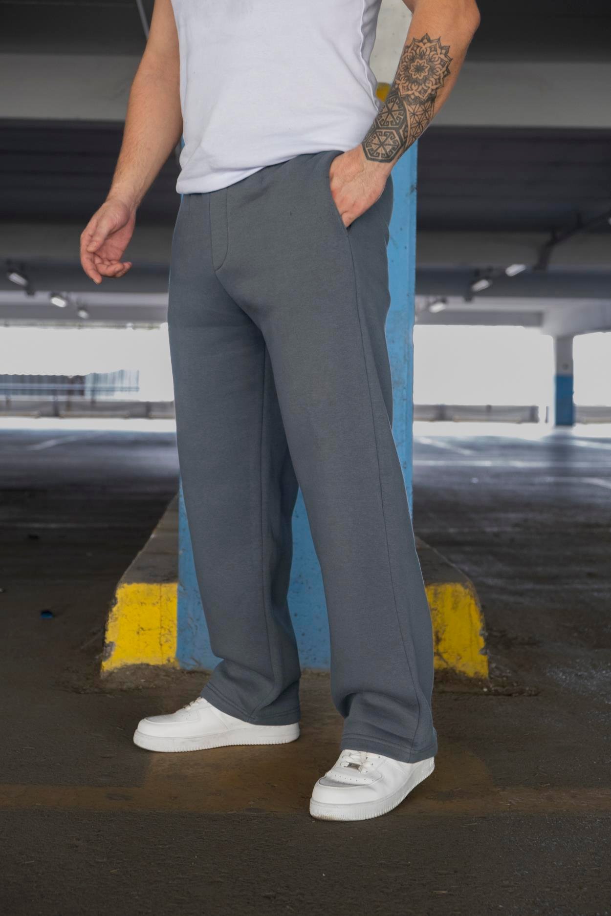 Baggy Kalıp Şardonlu Eşofman Altı (JGA03)