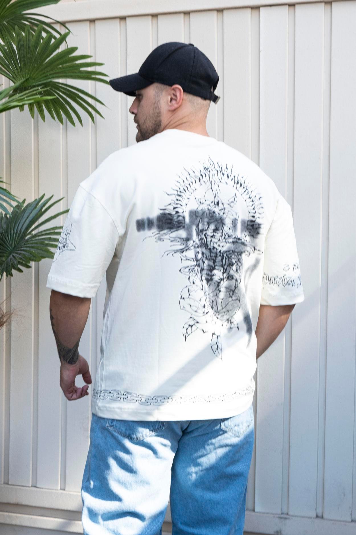 Baskılı Oversize T-Shirt (TSB37)